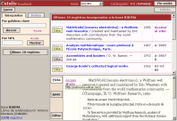 Formulario de búsquedas de Catalis