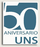 Logo del 50º aniversario de la UNS